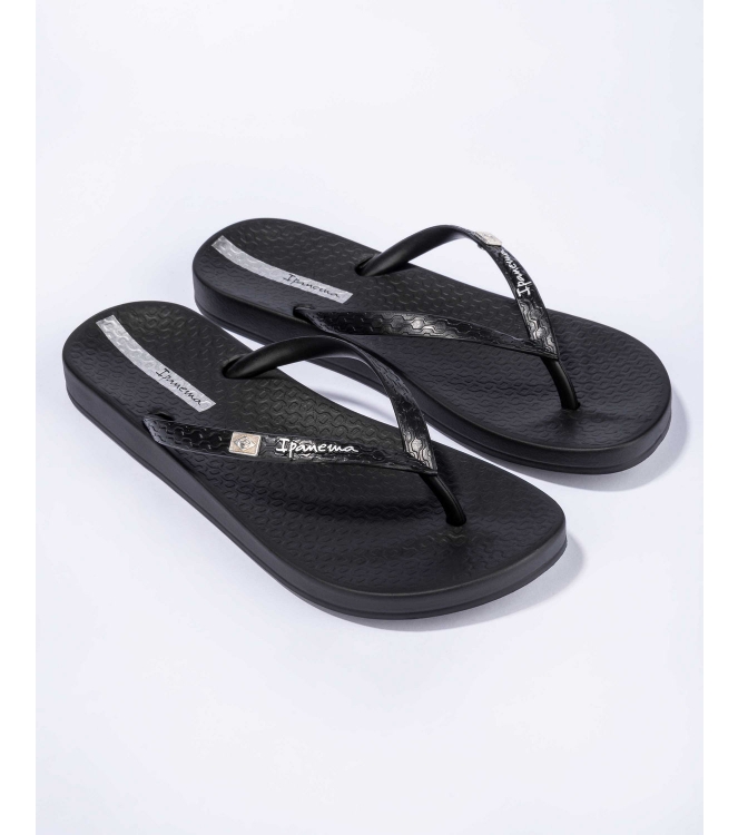 Ipanema Ipanema Anatomic Brasilidade black IP 82932 20766 Black Ipanema slippers IP 82932 20766 licht grijs bij Leerentveldvrijetijd.nl
