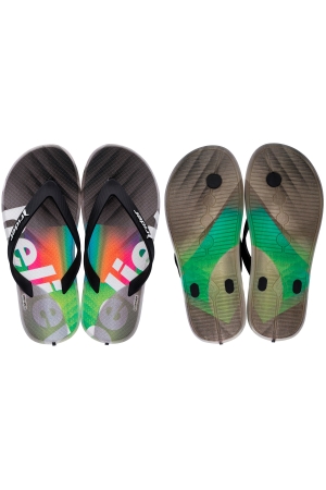 Rider Rider R1 Play kids slippers Grey/Green/Black Rider Rider R1 Play kids slippers Grey/Green/Black