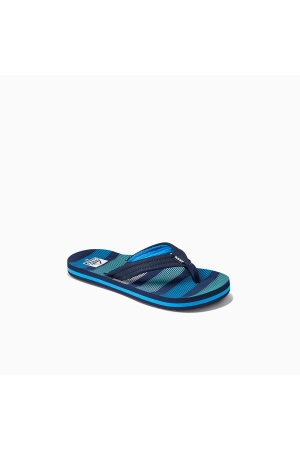 Reef Reef Kids Ahi teenslipper Deep Sea Stripes Reef Reef Kids Ahi teenslipper Deep Sea Stripes