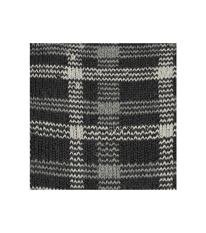 Falke Falke Cosyshoe Checked Dames Pantoffel anthra mel 46424 3082 anthra mel Falke sloffen 46424 3082 lichtblauw bij Leerentveldvrijetijd.nl