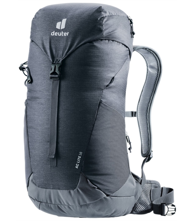 Deuter Deuter AC Lite 16 Dagtour rugzak black/graphite DR3420621-7403 black/graphite Deuter tassen DR3420621-7403 licht grijs bij Leerentveldvrijetijd.nl