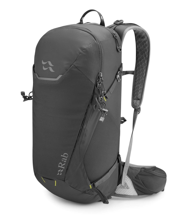 Rab Rab Aeon 27 liter dagtour anthracite QAP-06-ANT-27 Anthracite Rab tassen QAP-06-ANT-27 bij Leerentveldvrijetijd.nl