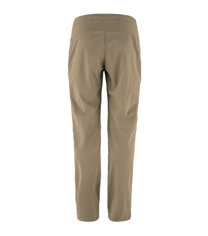Fjällräven Fjällräven High Coast Trail Trousers W 244_suede brown F87091 244_Suede Brown Fjällräven broeken F87091 marine bij Leerentveldvrijetijd.nl
