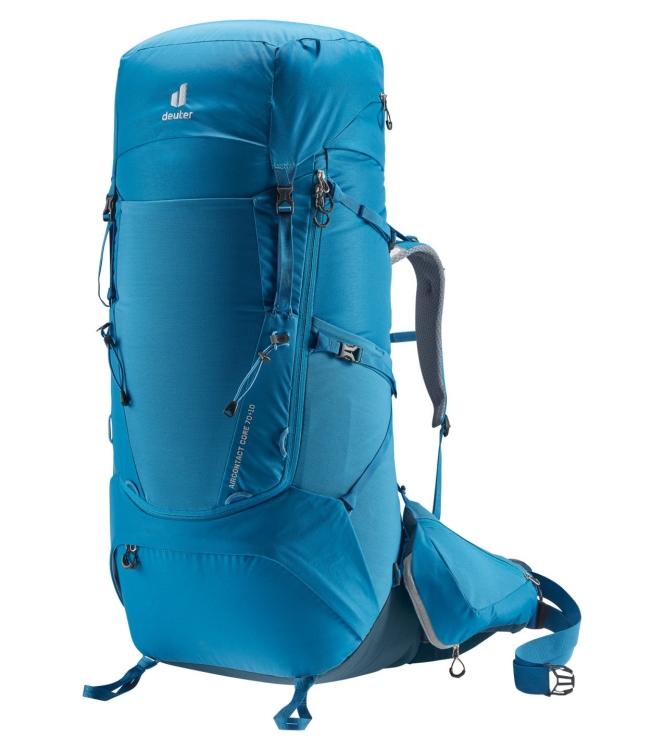 Deuter Deuter Aircontact Core 70+10 rugzak reef/ink DR3350722-1358 reef/ink Deuter tassen DR3350722-1358 antraciet bij Leerentveldvrijetijd.nl