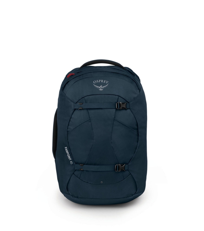 Osprey Osprey Farpoint 40 Rugtas/Travelpack muted space blue 1-220 Muted Space Blue Osprey tassen 1-220 antraciet bij Leerentveldvrijetijd.nl