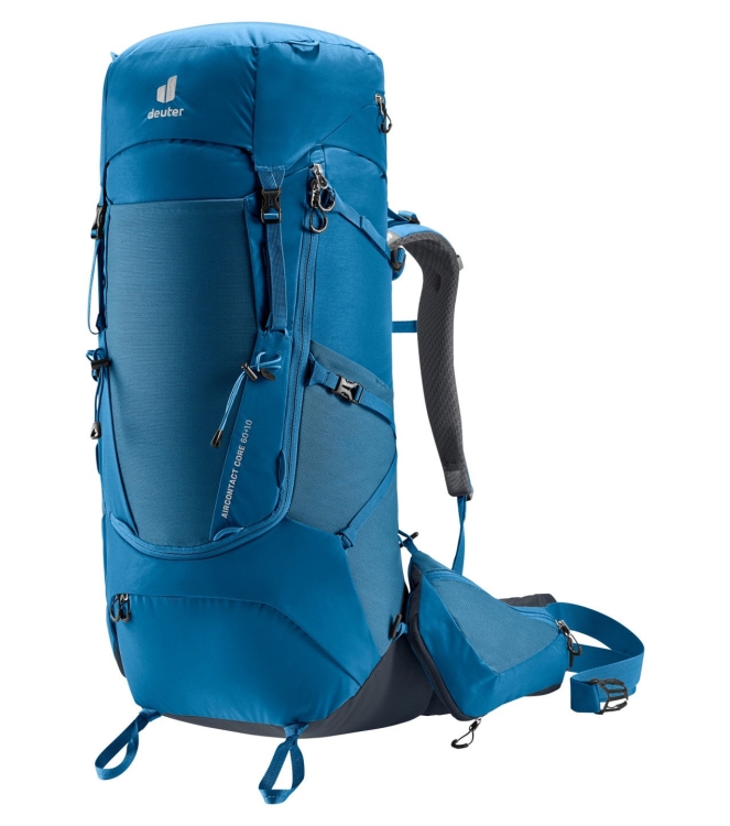 Deuter Deuter Aircontact Core 60+10 reef/ink DR3350522-1358 reef/ink Deuter tassen DR3350522-1358 antraciet bij Leerentveldvrijetijd.nl
