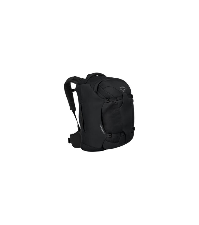 Osprey Osprey Farpoint 55 Rugtas/Travelpack black 1-219 Black Osprey tassen 1-219 licht grijs bij Leerentveldvrijetijd.nl