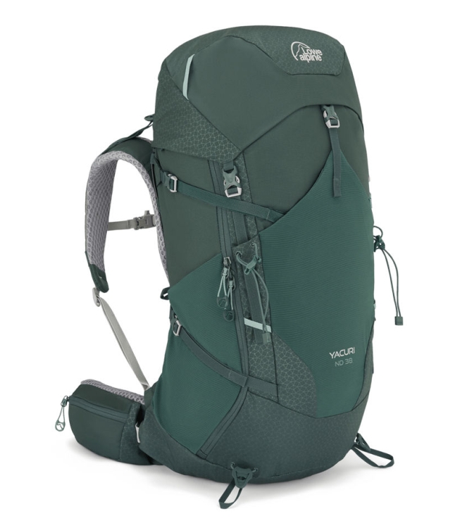 Lowe Alpine Lowe Alpine Yacuri ND38 green slate FMQ-63-GNS Green Slate Lowe Alpine tassen FMQ-63-GNS blauw bij Leerentveldvrijetijd.nl