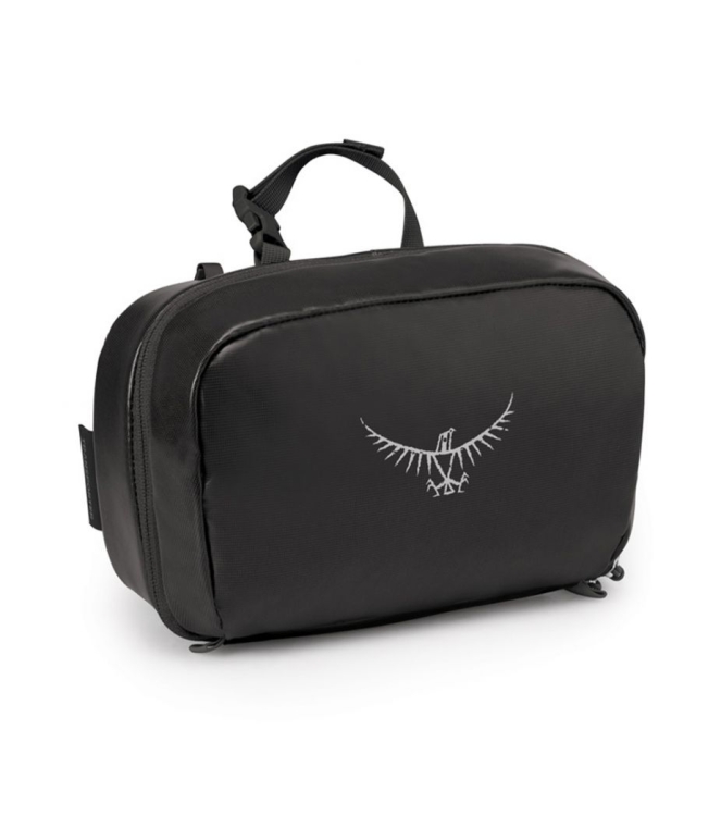 Osprey Osprey Transporter Hanging Toiletry Kit black 1-146 Black Osprey tassen 1-146 licht grijs bij Leerentveldvrijetijd.nl