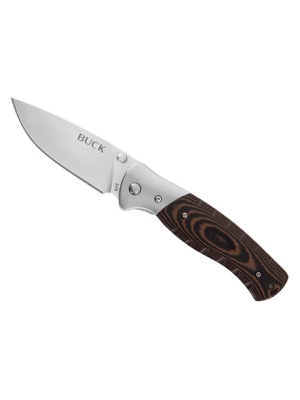 Buck Buck Small Folding Selkirk Micarta