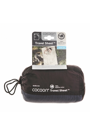 Cocoon Cocoon Travelsheet Double Egyptian Cott Khaki/tuareg