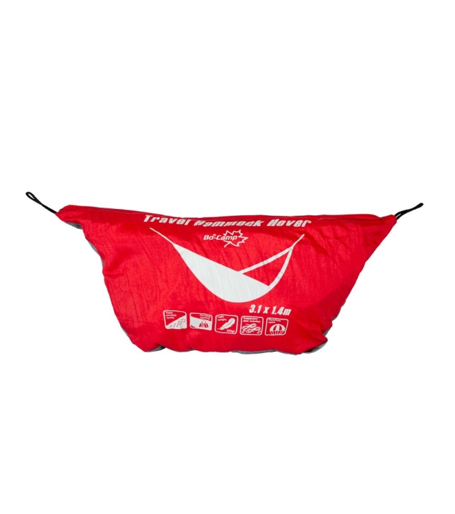 Bo-Camp Bo-Camp Travel Hammock Hover red 7100152 Red Bo-Camp slapen 7100152 geel bij Leerentveldvrijetijd.nl