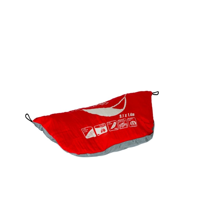 Bo-Camp Bo-Camp Travel Hammock Hover red 7100152 Red Bo-Camp slapen 7100152 geel bij Leerentveldvrijetijd.nl