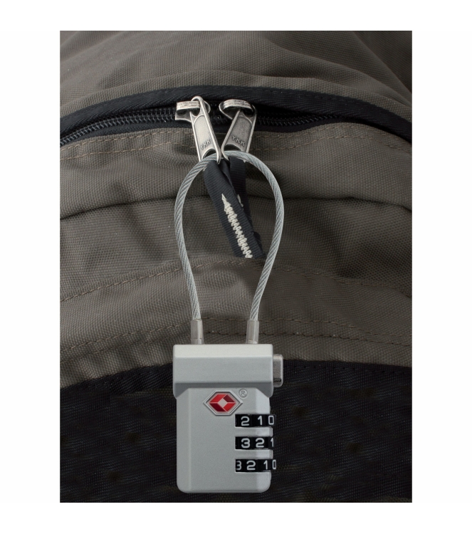 TravelSafe TravelSafe Cijferslot TSA met kabel TS0324 TravelSafe outdoor accessoires TS0324 ecru bij Leerentveldvrijetijd.nl