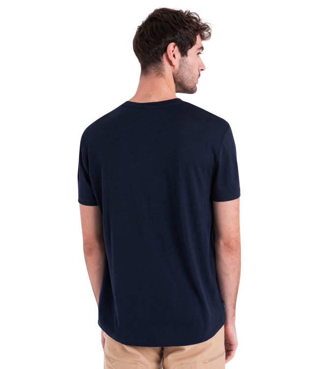 Icebreaker Icebreaker M Mer 150 Tech Lite III SS Tee 401_midnight navy IB0A56WL 401_Midnight Navy Icebreaker fleeces en truien IB0A56WL geen kleur bij Leerentveldvrijetijd.nl