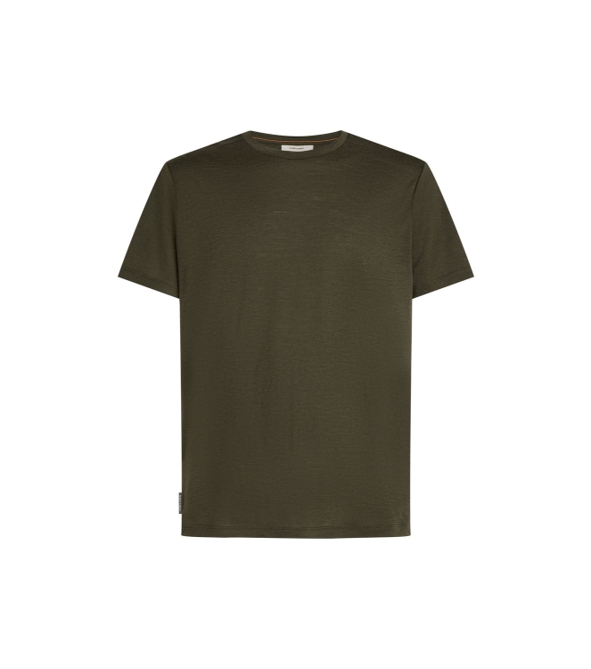Icebreaker Icebreaker M Mer 150 Tech Lite III SS Tee 0l11_dk loden IB0A56WL 0L11_DK Loden Icebreaker fleeces en truien IB0A56WL donker grijs bij Leerentveldvrijetijd.nl