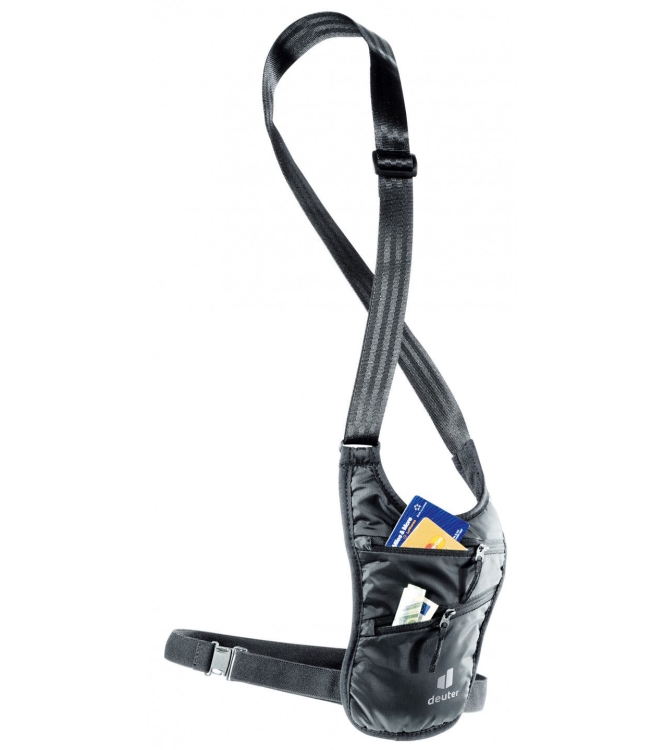 Deuter Deuter Security Holster black black DA3950421-7000 black Deuter outdoor accessoires DA3950421-7000 licht grijs bij Leerentveldvrijetijd.nl