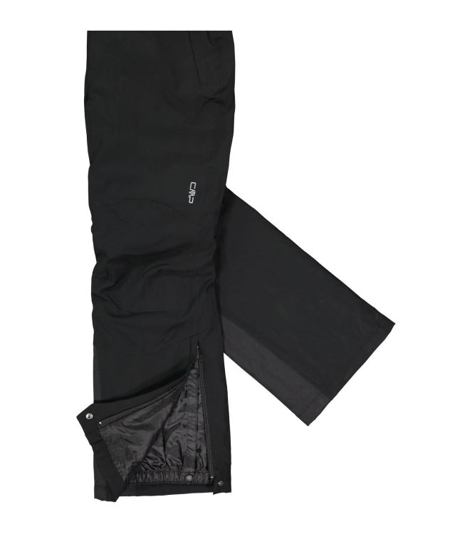 CMP CMP Ski Pant Salopette Stretch Men 90bg nero 3W17397N 90BG Nero CMP gevoerde broeken 3W17397N licht grijs bij Leerentveldvrijetijd.nl