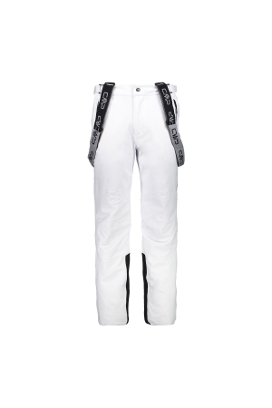 CMP CMP Ski Pant Salopette Stretch Men A001 Bianco CMP CMP Ski Pant Salopette Stretch Men A001 Bianco