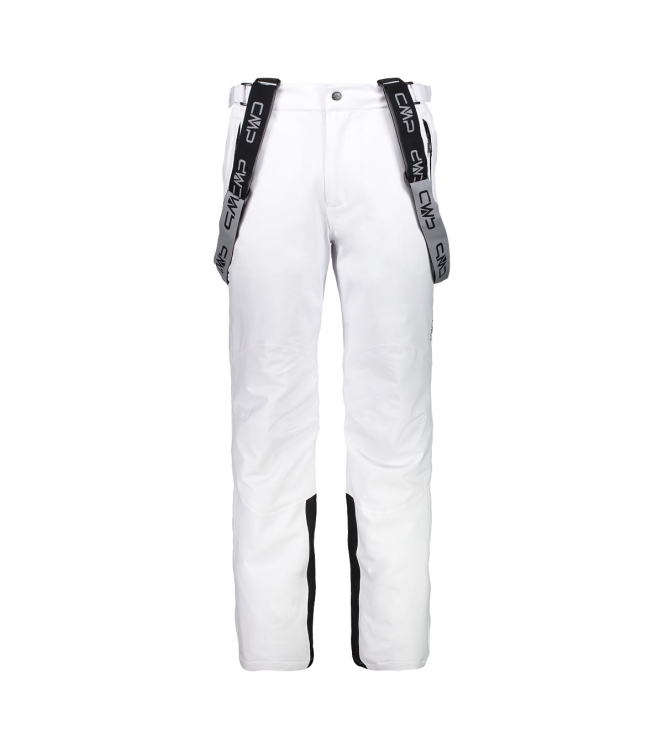 CMP CMP Ski Pant Salopette Stretch Men a001 bianco 3W17397N A001 Bianco CMP gevoerde broeken 3W17397N roze bij Leerentveldvrijetijd.nl