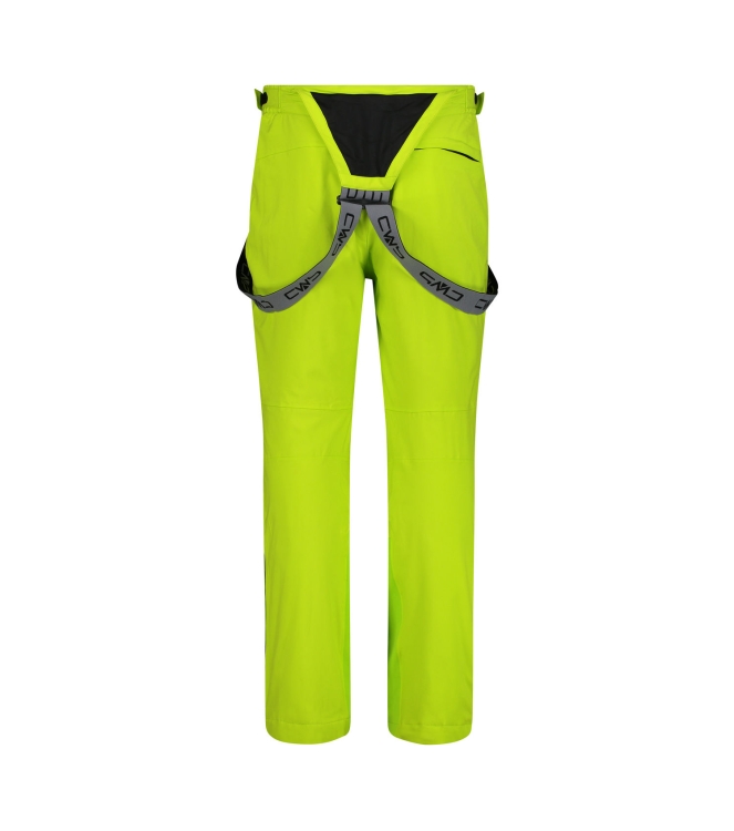 CMP CMP Ski Pant Salopette Stretch Men e112 acido 3W17397N E112 Acido CMP gevoerde broeken 3W17397N groen bij Leerentveldvrijetijd.nl