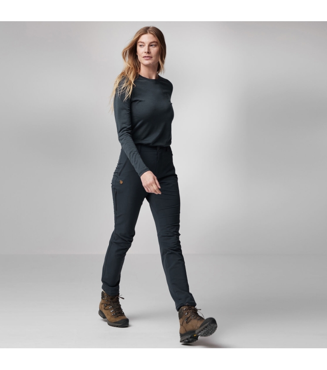 Fjällräven gevoerde broeken F87174 550 R licht grijs bij Leerentveldvrijetijd.nl