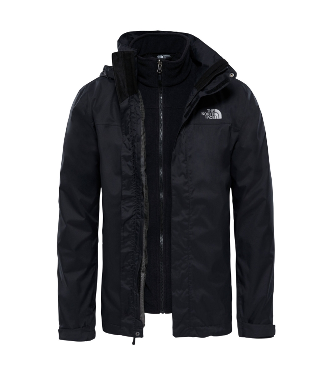 The North Face The North Face Evolve II Triclimate Jacket M jk3 tnf black NF00CG55 JK3 Tnf Black The North Face jassen NF00CG55 licht grijs bij Leerentveldvrijetijd.nl