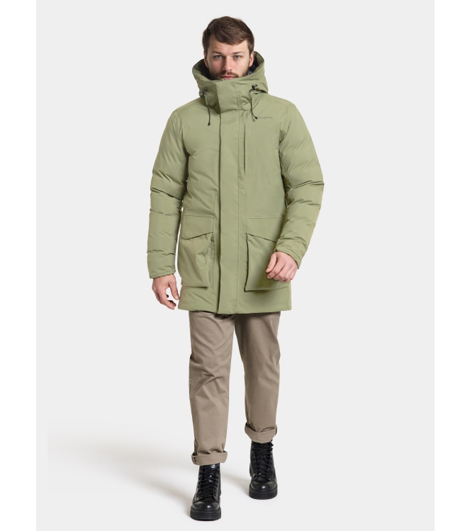 Didriksons 1913 Didriksons 1913 Akilles Usx Parka 725_wild forest green 504913 725_Wild Forest Green Didriksons 1913 jassen 504913 blauw bij Leerentveldvrijetijd.nl