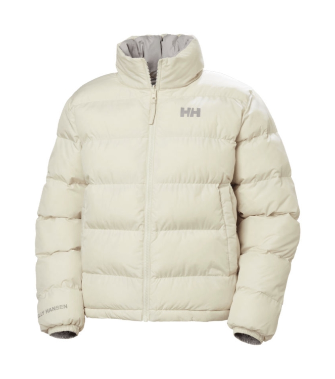 Helly Hansen Helly Hansen W Yu 23 Reversible Puffer cream 54061_034 Cream Helly Hansen jassen 54061_034 bij Leerentveldvrijetijd.nl