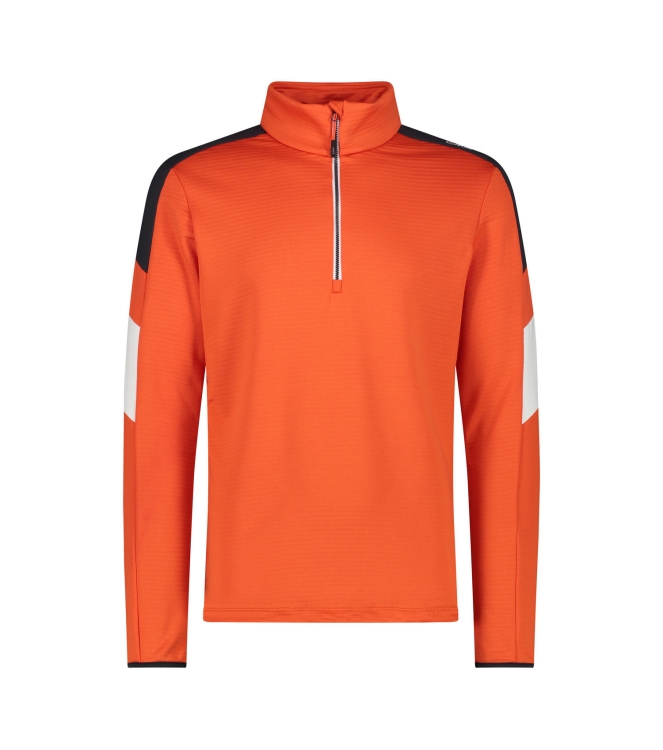 CMP CMP Man Sweat flame 33E1057 C589 flame CMP wintersportkleding 33E1057 C589 geel bij Leerentveldvrijetijd.nl