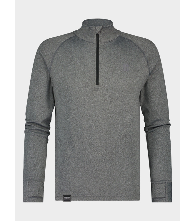 Poederbaas Poederbaas Arctic Pully Men 020_grey PB010110 020_Grey Poederbaas wintersportkleding PB010110 lichtblauw bij Leerentveldvrijetijd.nl