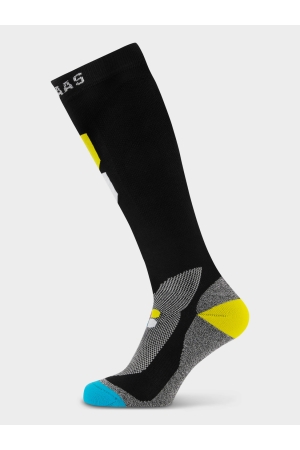 Poederbaas Poederbaas Technical Ski Socks Bamboo Freeride 001_Black