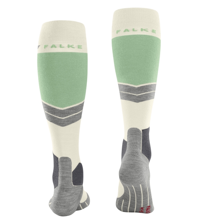 Falke Falke SK4 Advanced Women offwhite 16551 2047 offwhite Falke wintersport accessoires 16551 2047 roze bij Leerentveldvrijetijd.nl