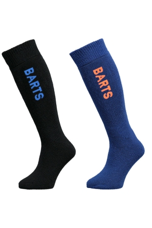 Barts Barts Basic SkisSock 2 Pack Kids 01 Black/Blue Barts Barts Basic SkisSock 2 Pack Kids 01 Black/Blue