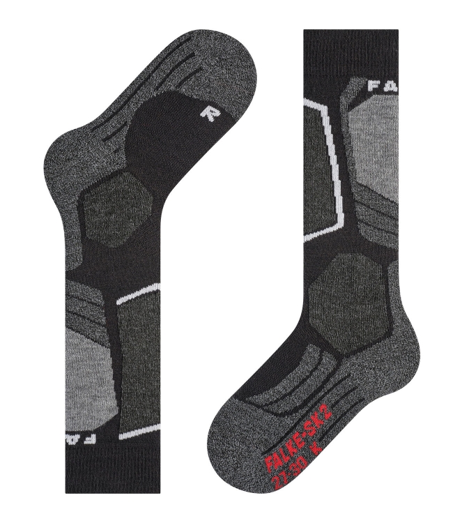 Falke wintersport accessoires 11432 3010 licht grijs bij Leerentveldvrijetijd.nl