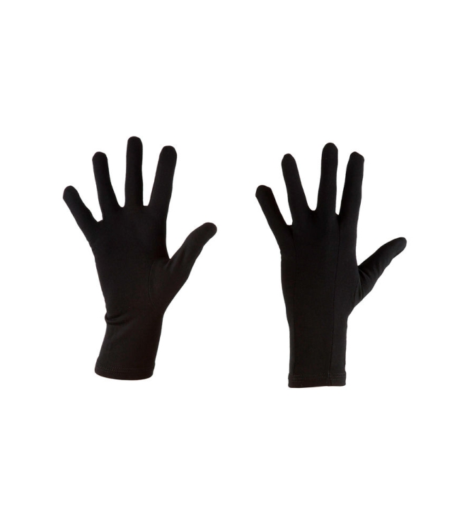 Icebreaker Icebreaker Oasis Glove Liners black IBIBM2070011 BLACK Icebreaker wintersportkleding IBIBM2070011 licht grijs bij Leerentveldvrijetijd.nl