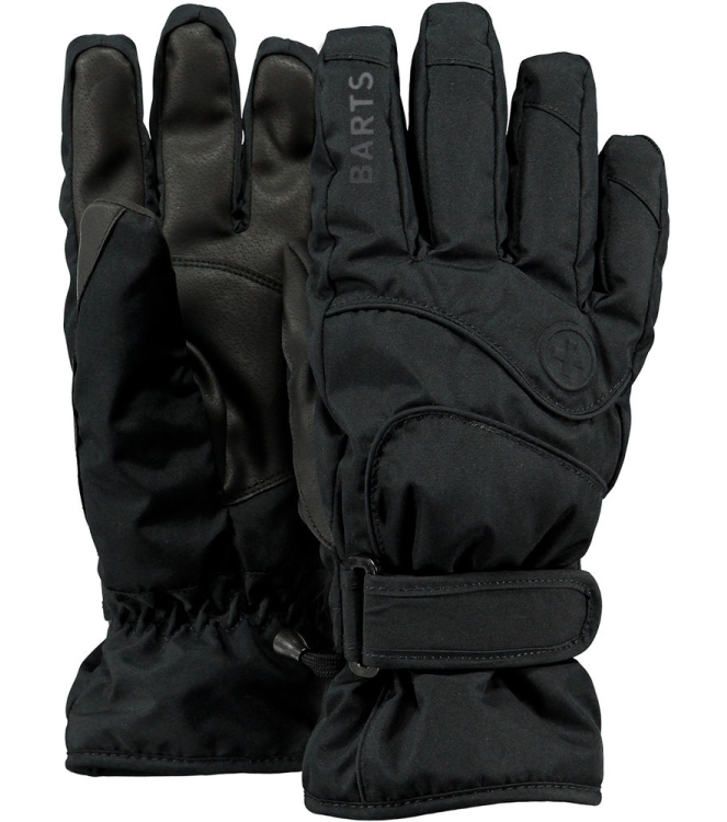 Barts Barts Basic skigloves 01 black 0605 01 black Barts wintersportkleding 0605 licht grijs bij Leerentveldvrijetijd.nl