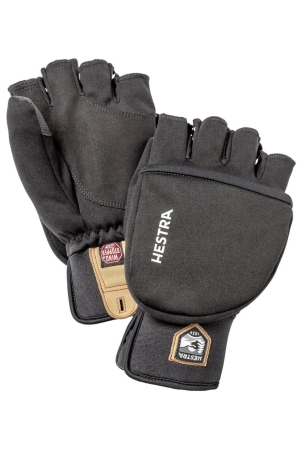 Hestra Hestra Windstopper Pullover Mitt 100_Black Hestra Hestra Windstopper Pullover Mitt 100_Black