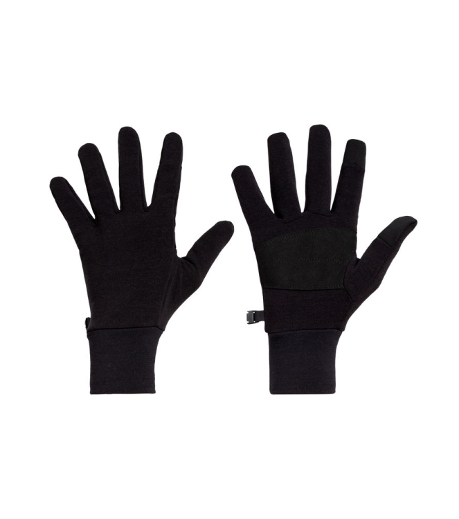 Icebreaker Icebreaker Adult Sierra Gloves black IB1048290011 Black Icebreaker wintersportkleding IB1048290011 licht grijs bij Leerentveldvrijetijd.nl