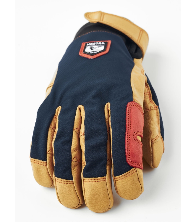 Hestra Hestra Ergo Grip Active - 5 finger 280700_navy/natural brown 32950 280700_Navy/Natural brown Hestra wintersportkleding 32950 geen kleur bij Leerentveldvrijetijd.nl