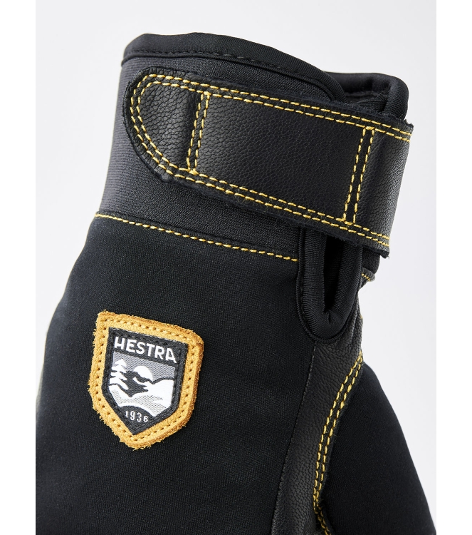 Hestra Hestra Ergo Grip Active - 5 finger 100100_black / black 32950 100100_Black / Black Hestra wintersportkleding 32950 licht grijs bij Leerentveldvrijetijd.nl