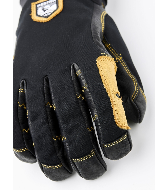 Hestra Hestra Ergo Grip Active - 5 finger 100100_black / black 32950 100100_Black / Black Hestra wintersportkleding 32950 licht grijs bij Leerentveldvrijetijd.nl