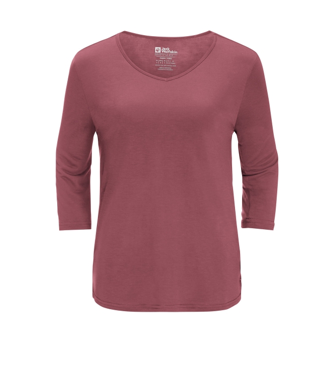 Jack Wolfskin Jack Wolfskin Mola 3/4 T W soft pink 1809641_2428 soft pink Jack Wolfskin fleeces en truien 1809641_2428 ivoor bij Leerentveldvrijetijd.nl