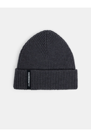 j. lindeberg j. lindeberg Juan Merino Beanie Dark Grey Melange