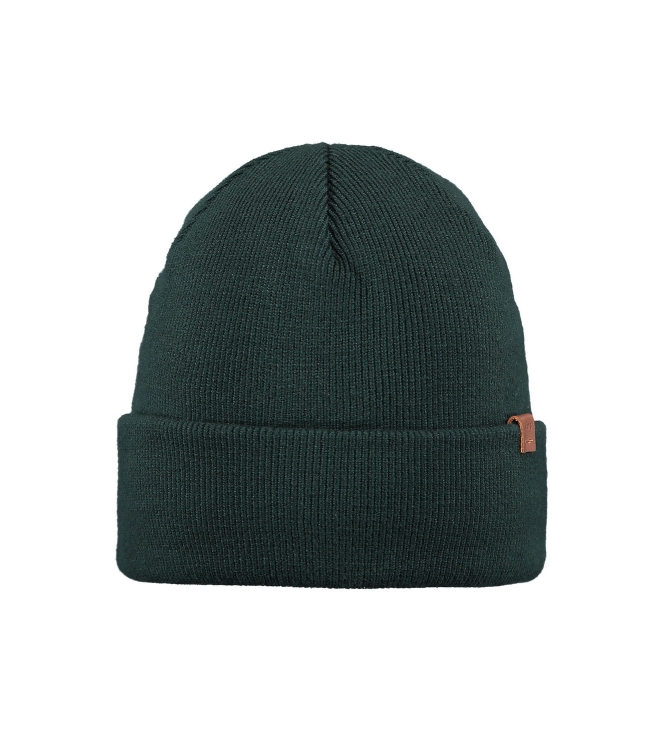 Barts Barts Willes Beanie bottle green 4040 0132 bottle green Barts wintersportkleding 4040 0132 blauw bij Leerentveldvrijetijd.nl