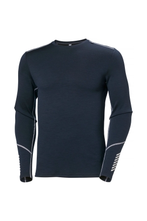 Helly Hansen Helly Hansen Lifa Merino Midweight Crew 600_Navy Helly Hansen Helly Hansen Lifa Merino Midweight Crew 600_Navy