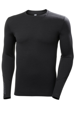 Helly Hansen Helly Hansen Lifa Merino Midweight Crew 990_Black Helly Hansen Helly Hansen Lifa Merino Midweight Crew 990_Black