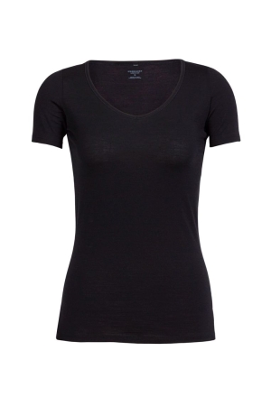 Icebreaker Icebreaker Siren SS Sweetheart Women 001 black