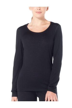 Icebreaker Icebreaker Wmns 200 Oasis LS Scoop Black