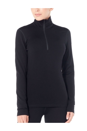 Icebreaker Icebreaker Wmns 260 Tech LS Half Zip 001 Black
